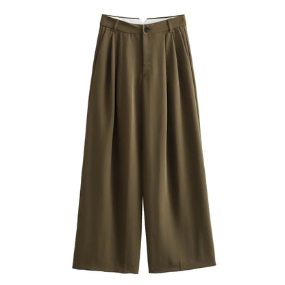 Women's Chic Two Piece Wide Leg Pant  & Top Set