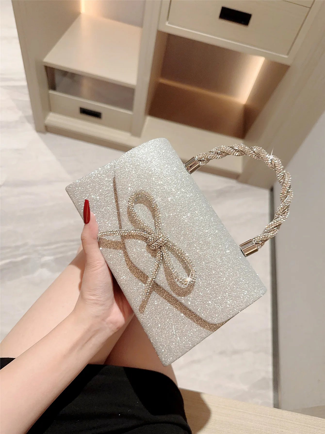 Celestial outlet Minaudiere Box Clutch