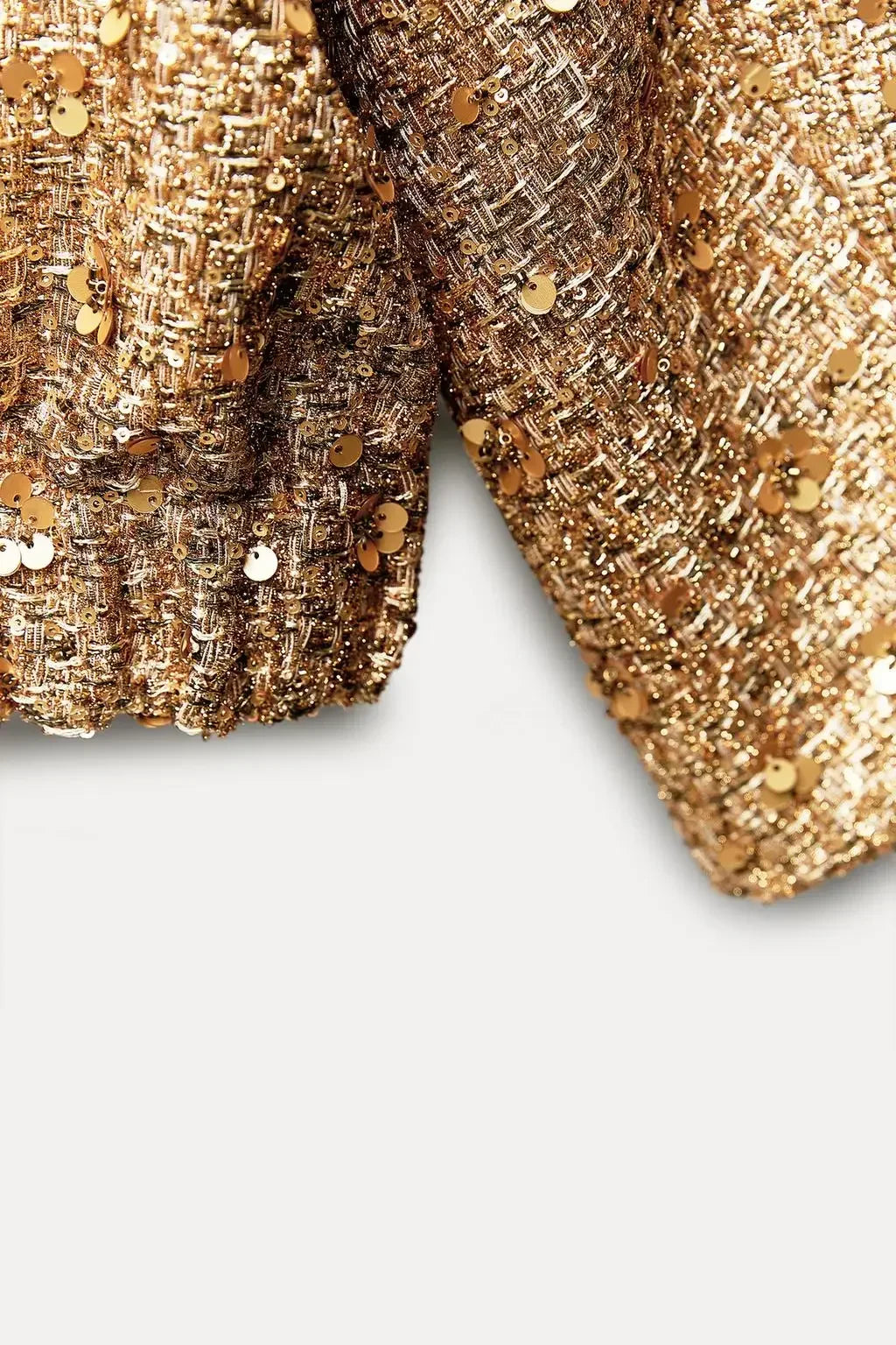 Luxe Shimmer Bomber Jacket