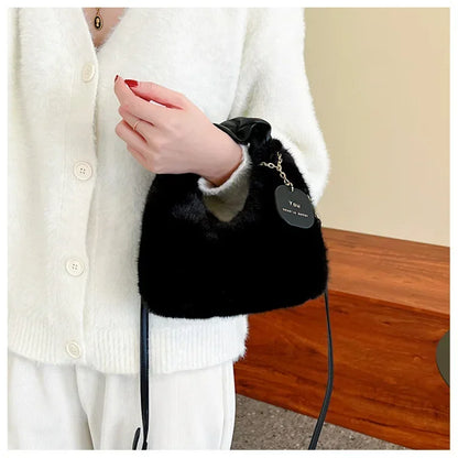 Faux fur plush Handbag