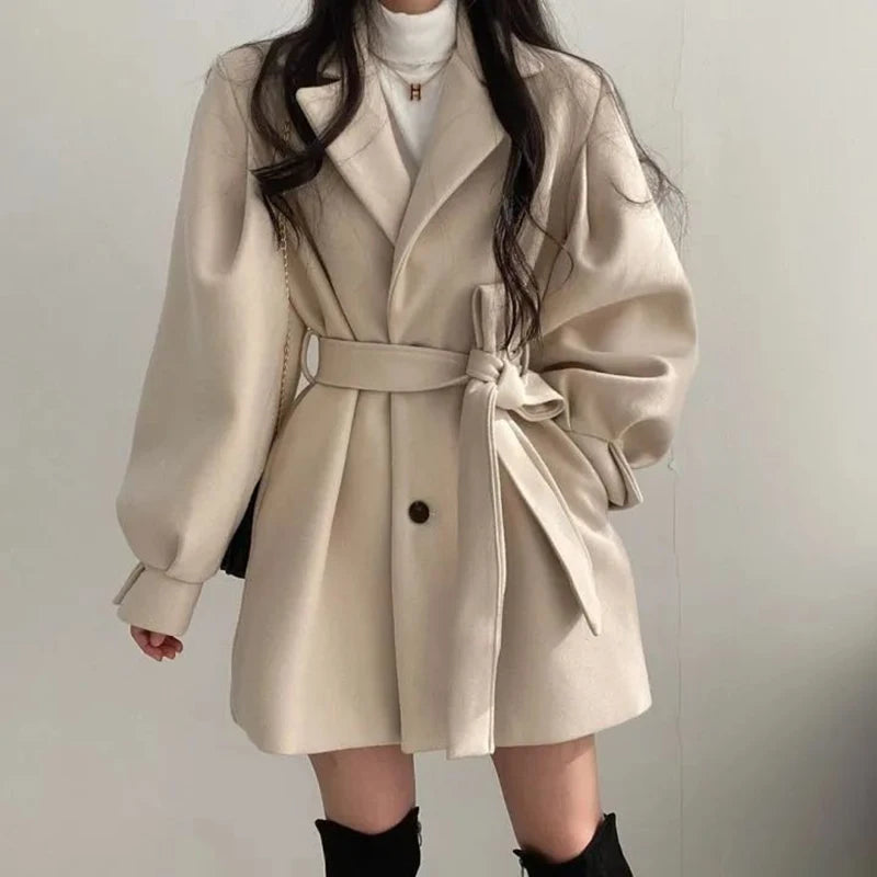 Elegant Enchantment Trench Coat