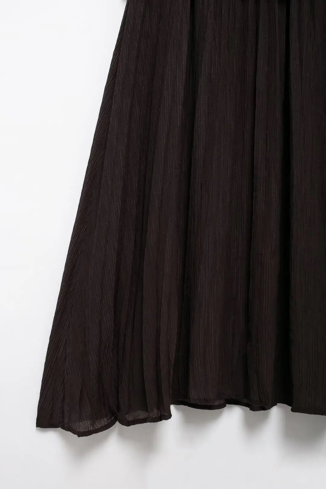Knitted Vest & High-Waist Skirt Set - Black Suit
