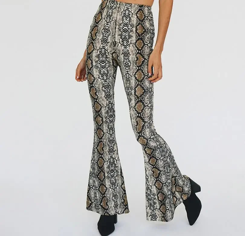 Fierce & Free Casual Leopard Print Trousers