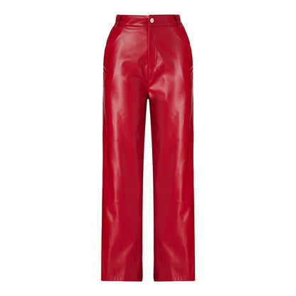 Effortless Elegance Leather Pants