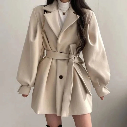 Elegant Enchantment Trench Coat