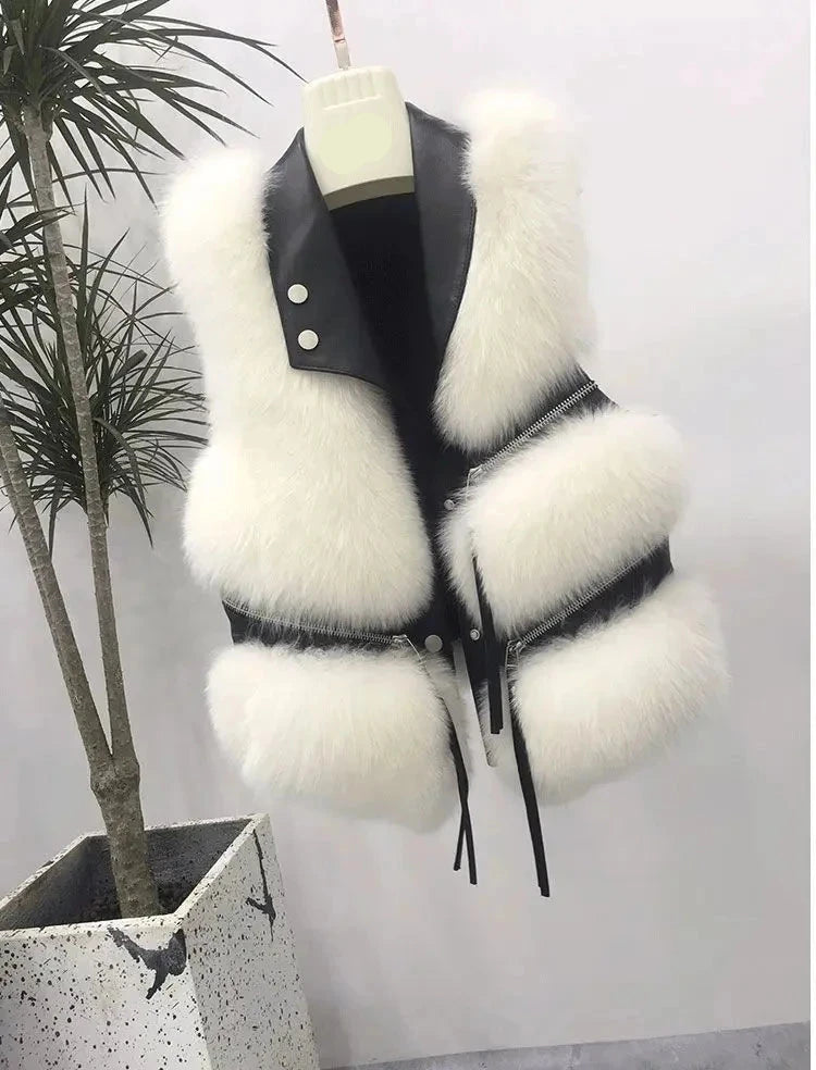 Elegant Embrace Fur Coat