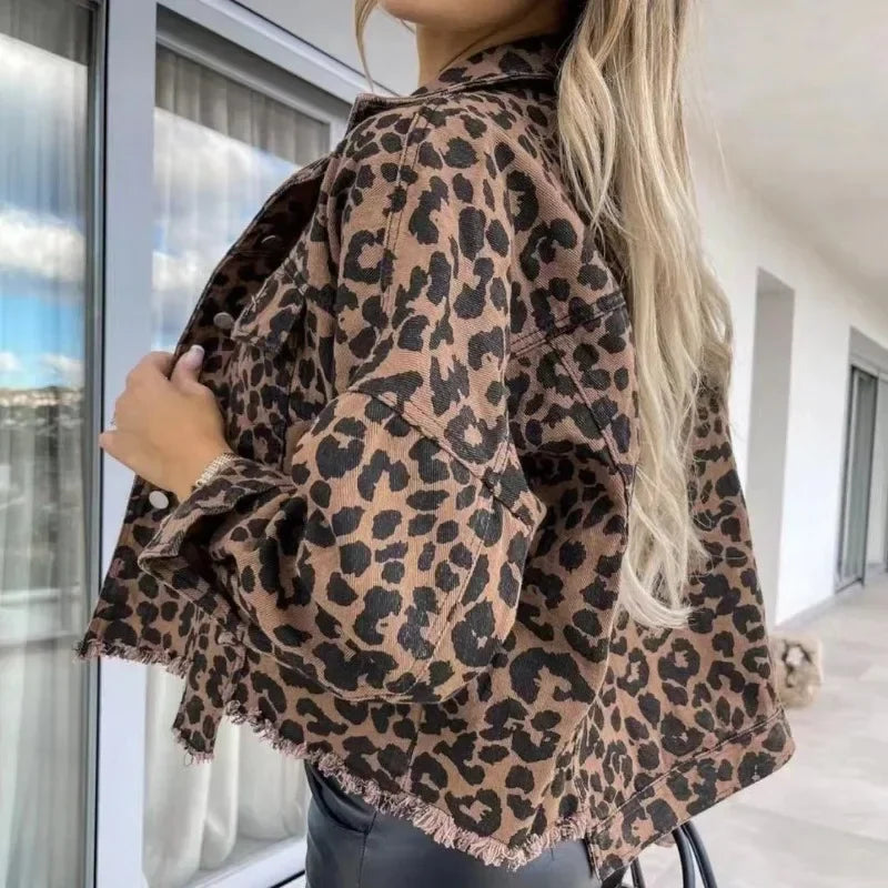 Trendy Leopard Luxe Coat