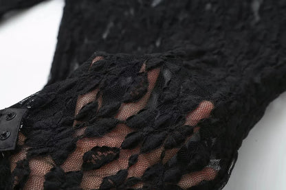 Elegant Bodysuit  Two Piece Set