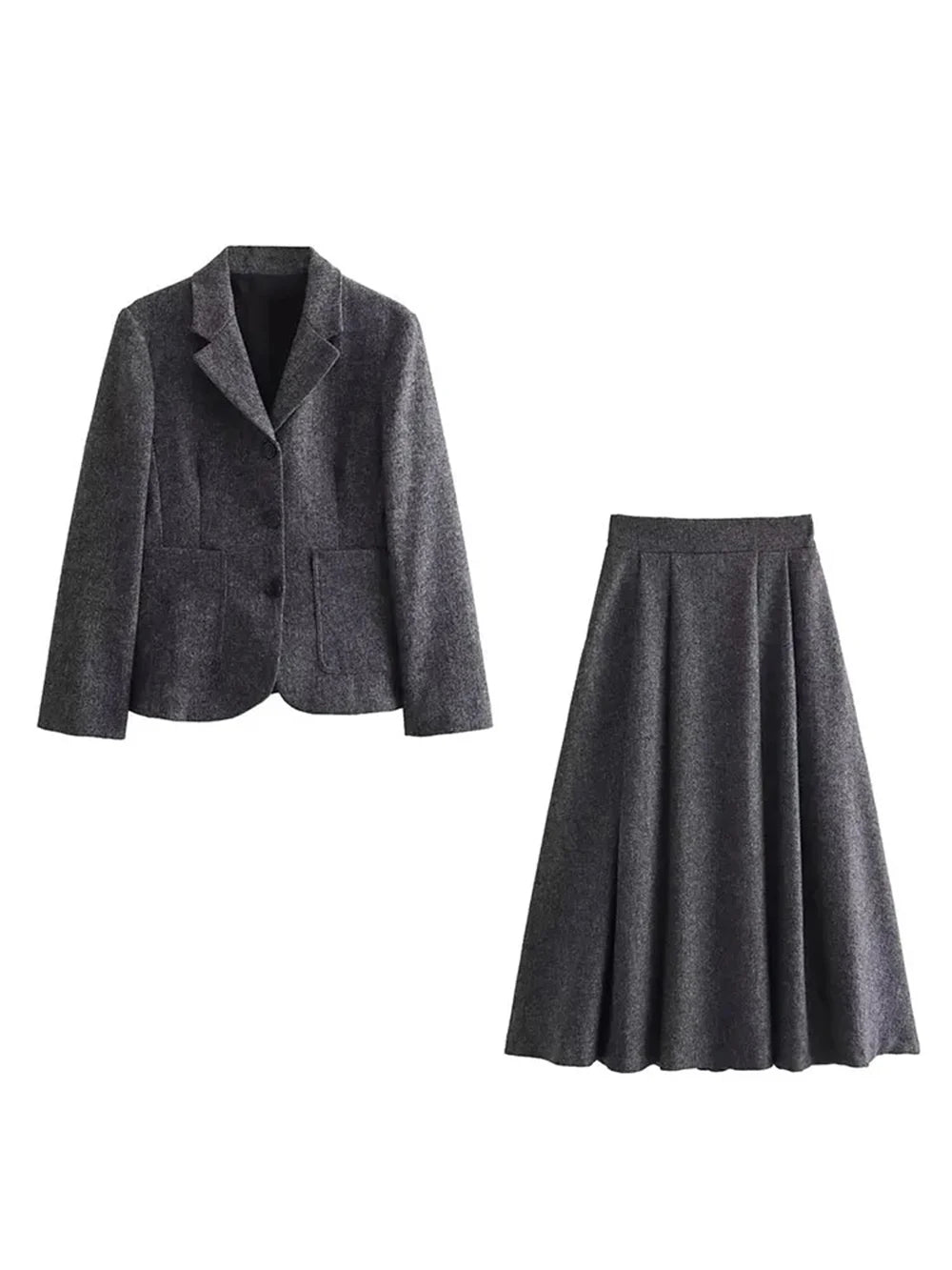 Women’s  Flattering  Suit Skirt & Top Set