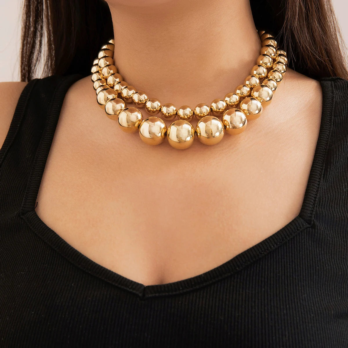 Luxe Acrylic Bead Choker