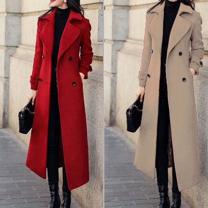 Winter Elegance Trench Coat