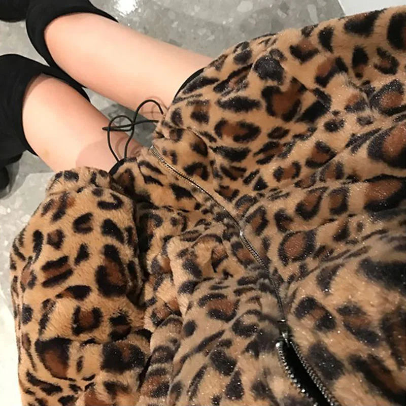 Fuzzy Leopard Luxe Jacket