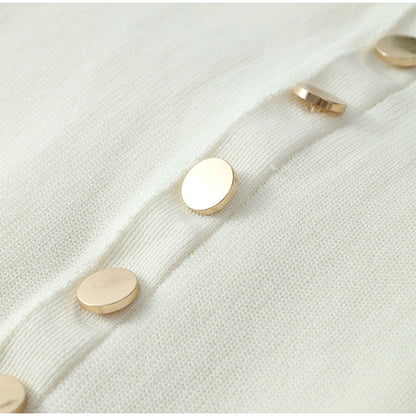 Knitted Button-Up Bodycon Maxi Dress