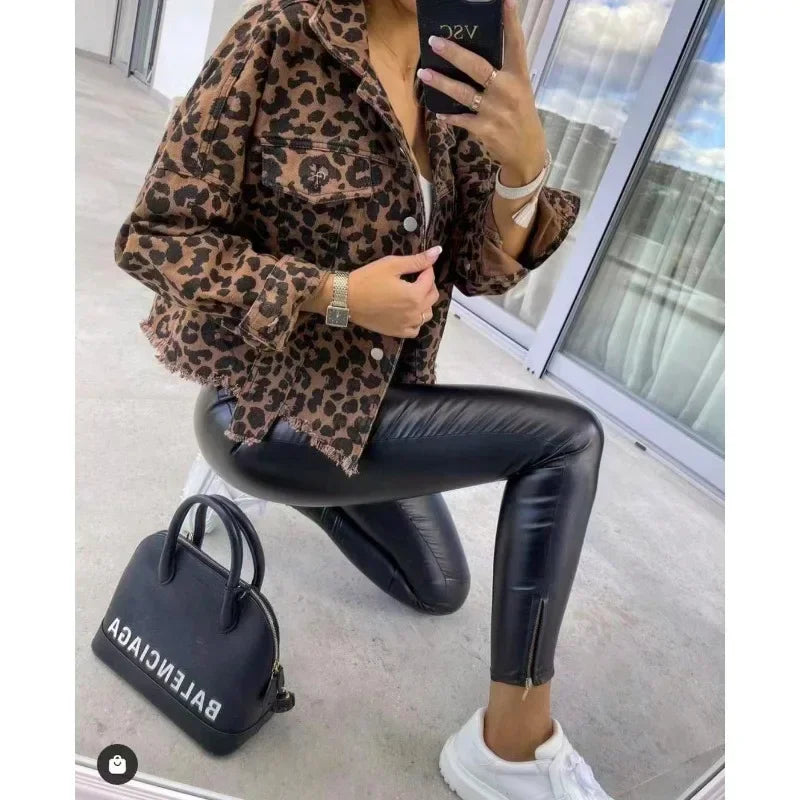 Trendy Leopard Luxe Coat