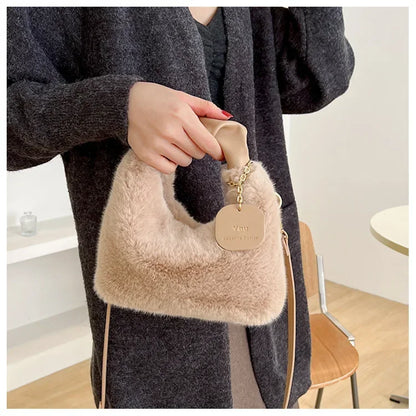 Faux fur plush Handbag