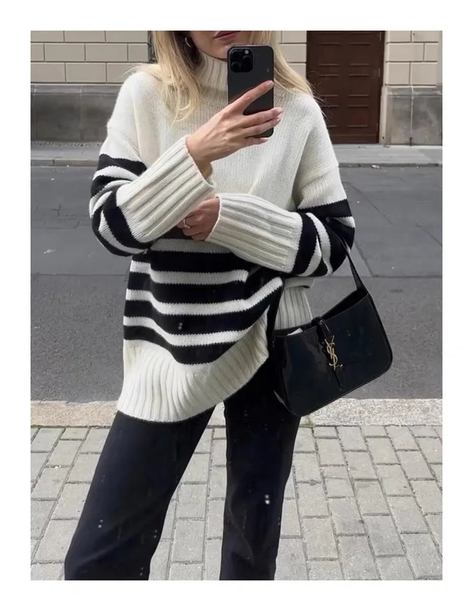 Stripe Knit Top