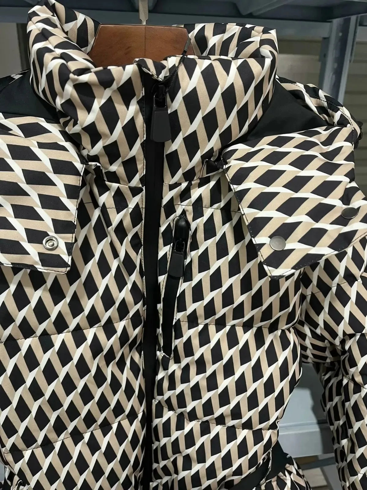 Women's Winter Hooded High Waist Coats