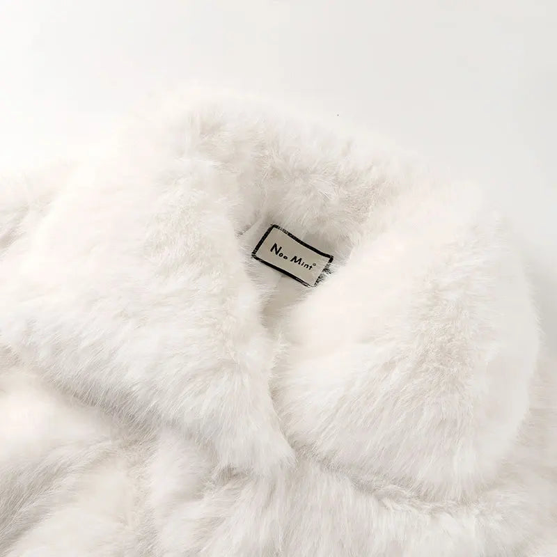 Chic Snow Fox Streetwear Coat