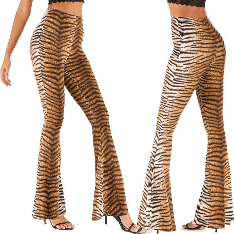 Fierce & Free Casual Leopard Print Trousers