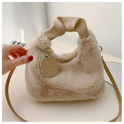 Faux fur plush Handbag