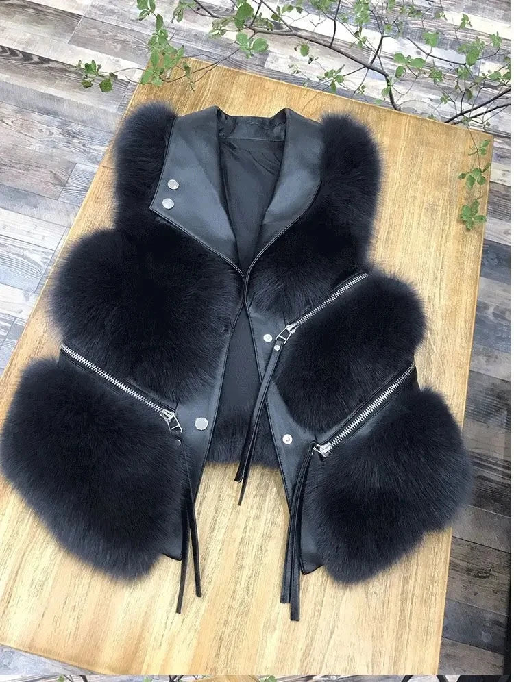 Elegant Embrace Fur Coat