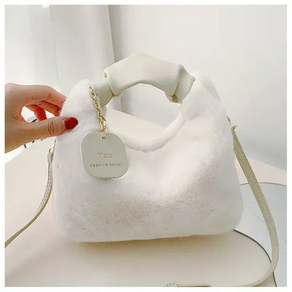 Faux fur plush Handbag