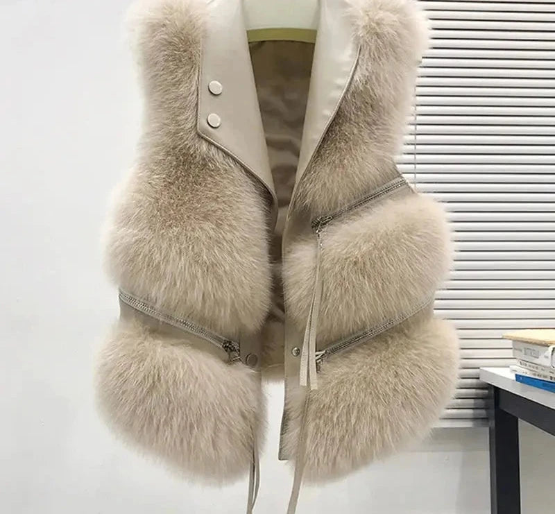 Elegant Embrace Fur Coat