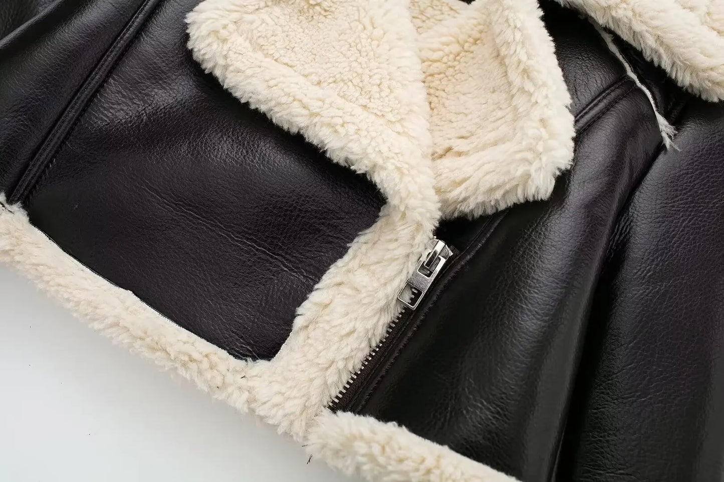 Faux Leather Jacket