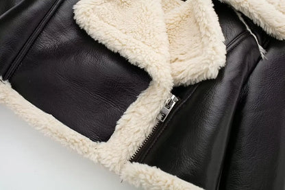 Faux Leather Jacket