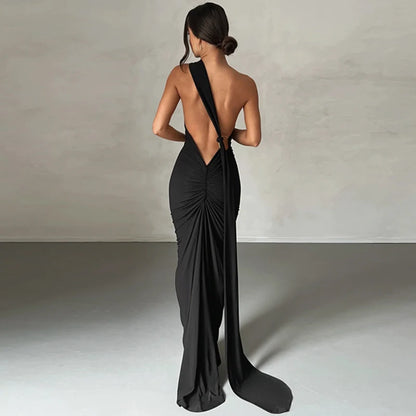 Serene Backless Streetwear Dress