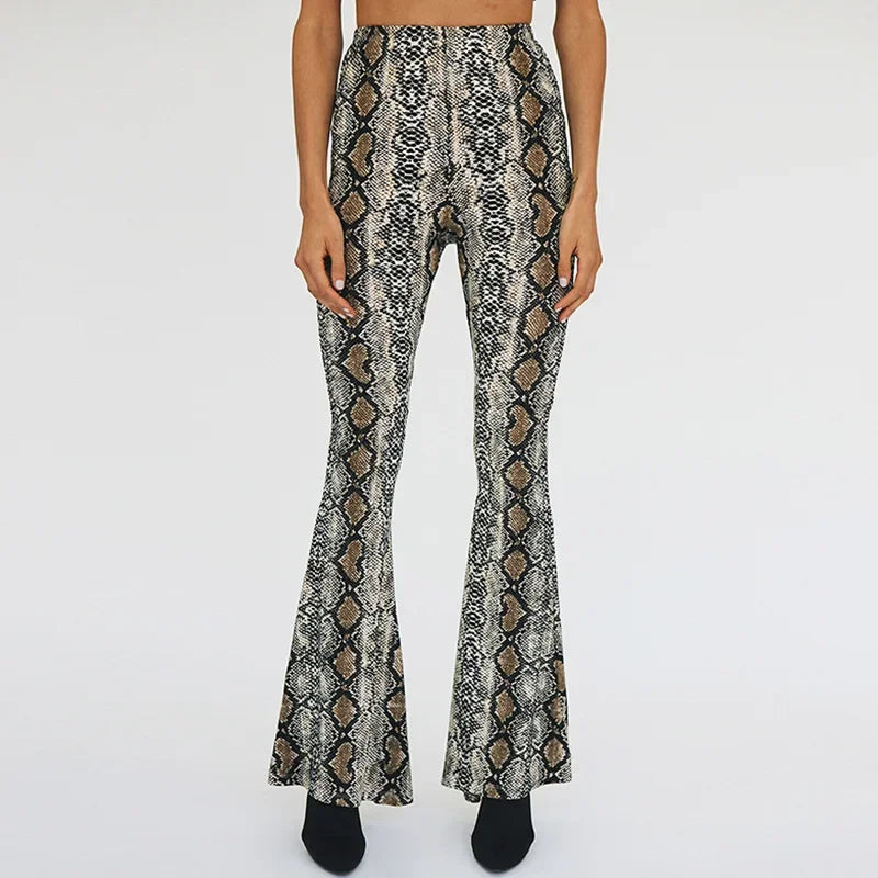 Fierce & Free Casual Leopard Print Trousers