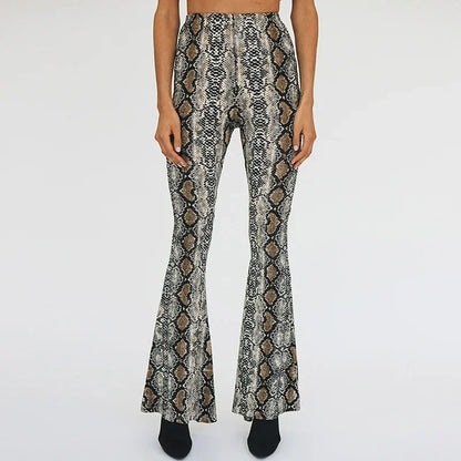 Fierce & Free Casual Leopard Print Trousers