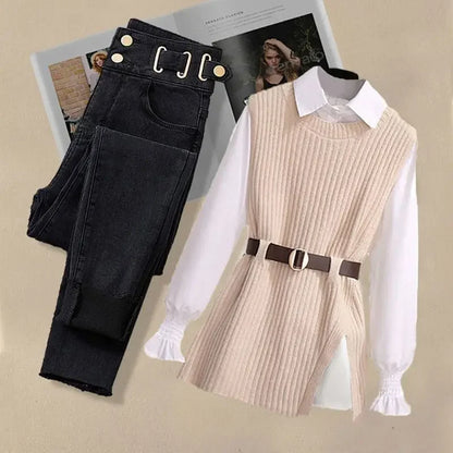 Knit & Denim Dream Trio