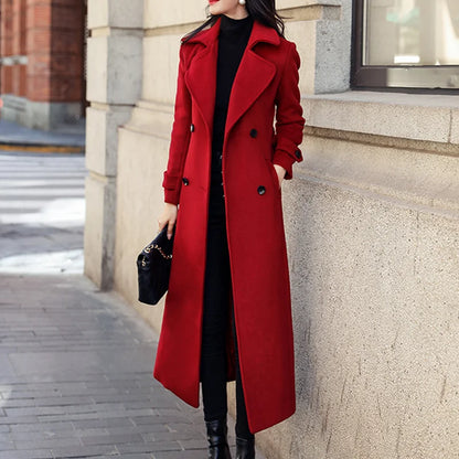 Winter Elegance Trench Coat