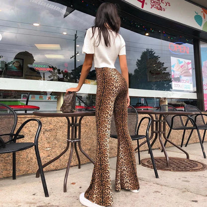 Fierce & Free Casual Leopard Print Trousers