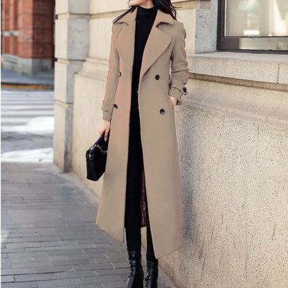 Winter Elegance Trench Coat