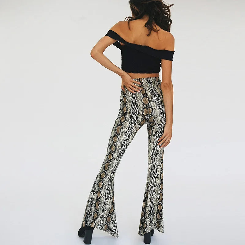 Fierce & Free Casual Leopard Print Trousers