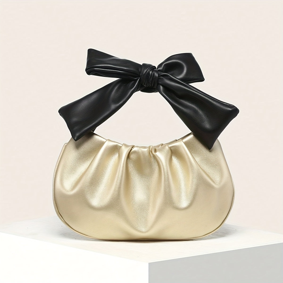 Bow & Pleat Luxe Bag