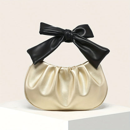 Bow & Pleat Luxe Bag