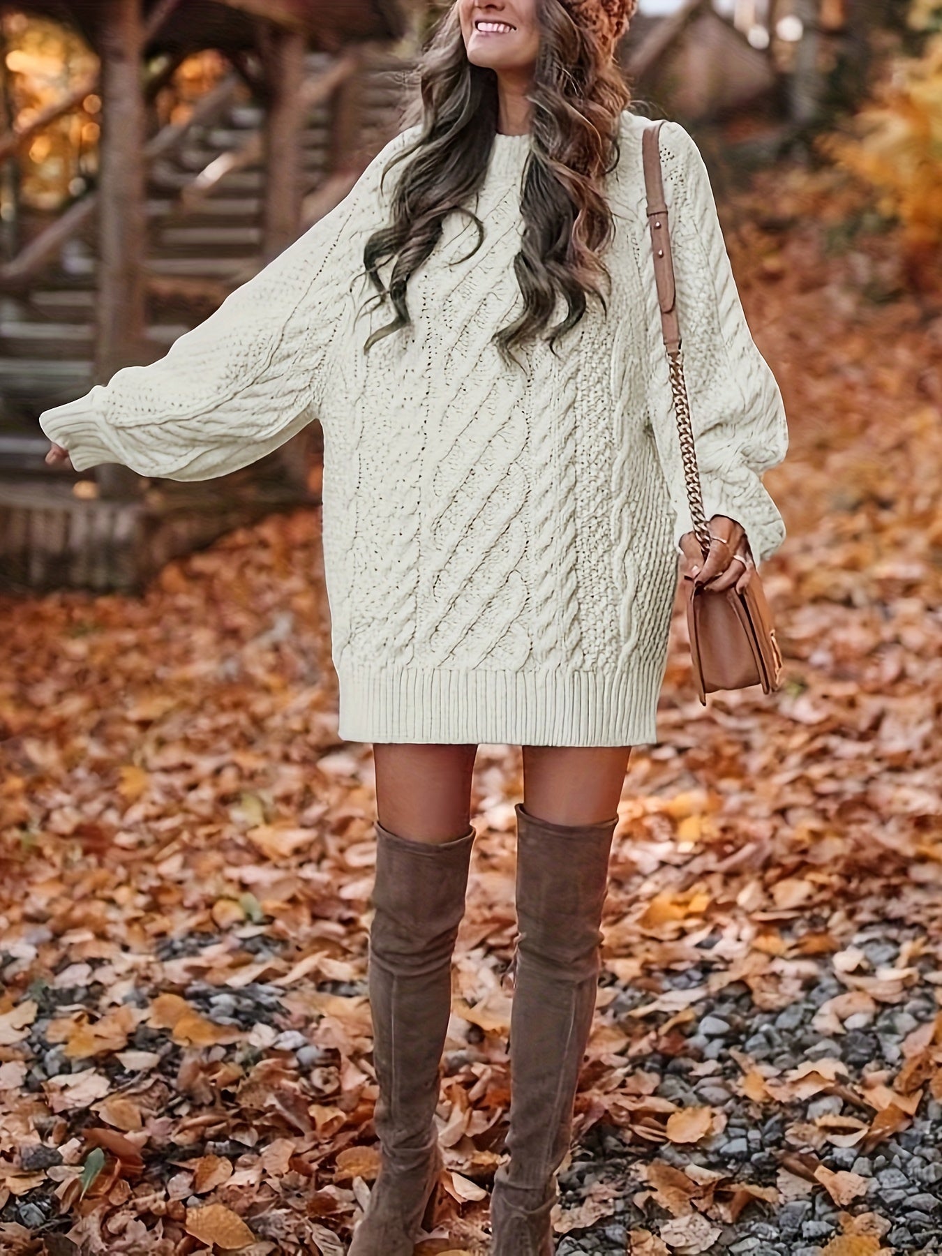 Effortless Elegance Sweater Dress