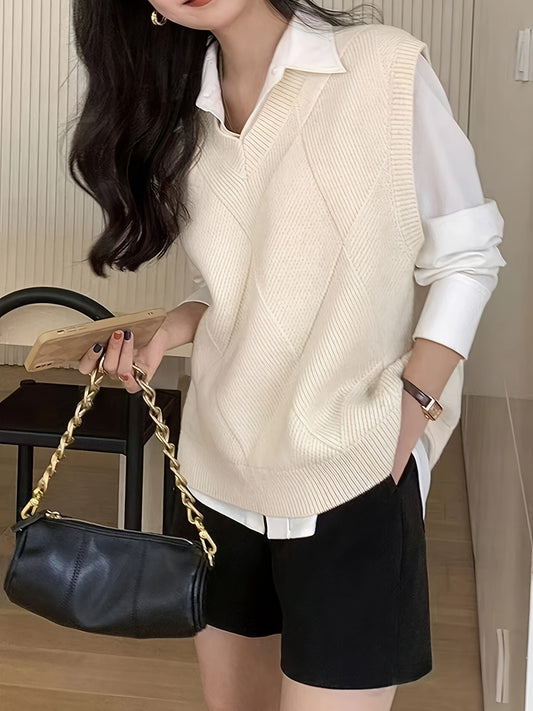 Effortless Elegance Sweater Vest