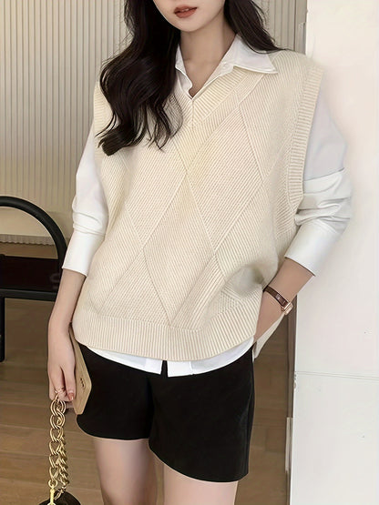 Effortless Elegance Sweater Vest