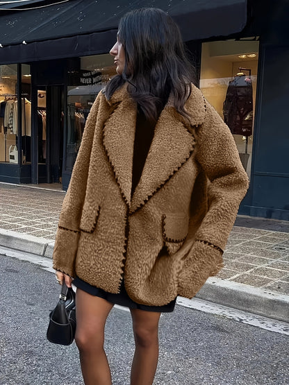 Chic Comfort Faux Fur Overcoat